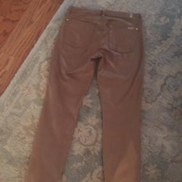 7 For All Mankind Crackle Faux Leather Pants - Picture 2 of 3